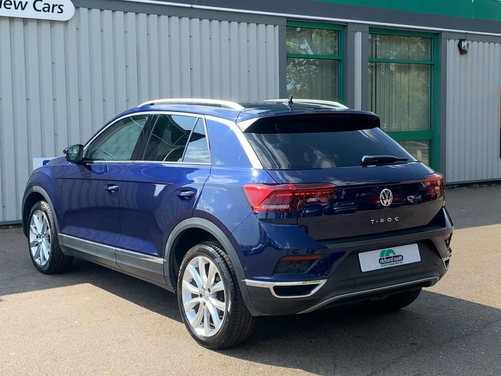 Volkswagen T-Roc 2019 1.5 Tsi Gpf Evo Sel Suv Dsg Euro 6 Blue #5