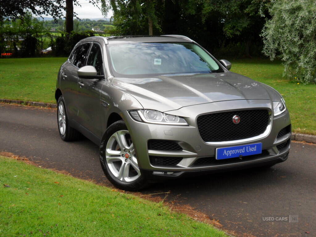Jaguar F-Pace 3.0D V6 Portfolio Awd Silver #3