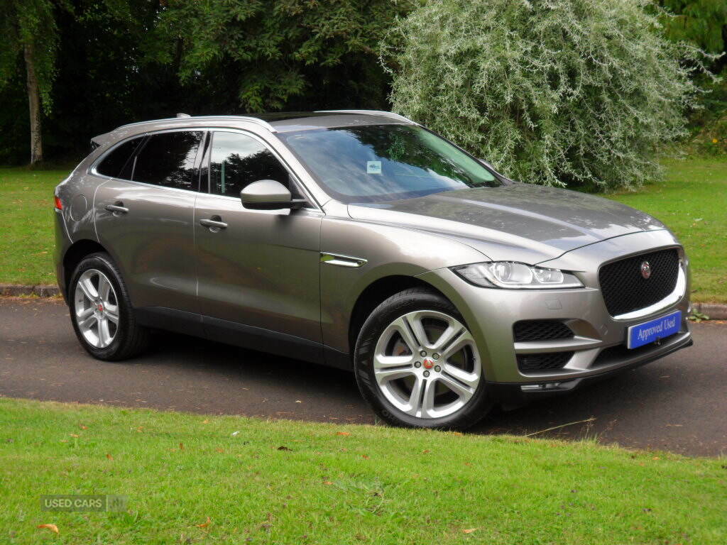 Jaguar F-Pace 3.0D V6 Portfolio Awd Silver #4