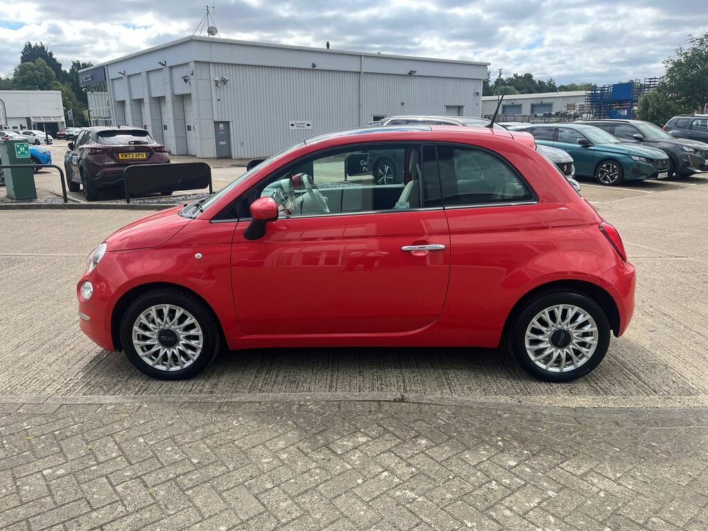 Fiat 500 1.2 Lounge Hatchback Euro 6 Ss Pink #6