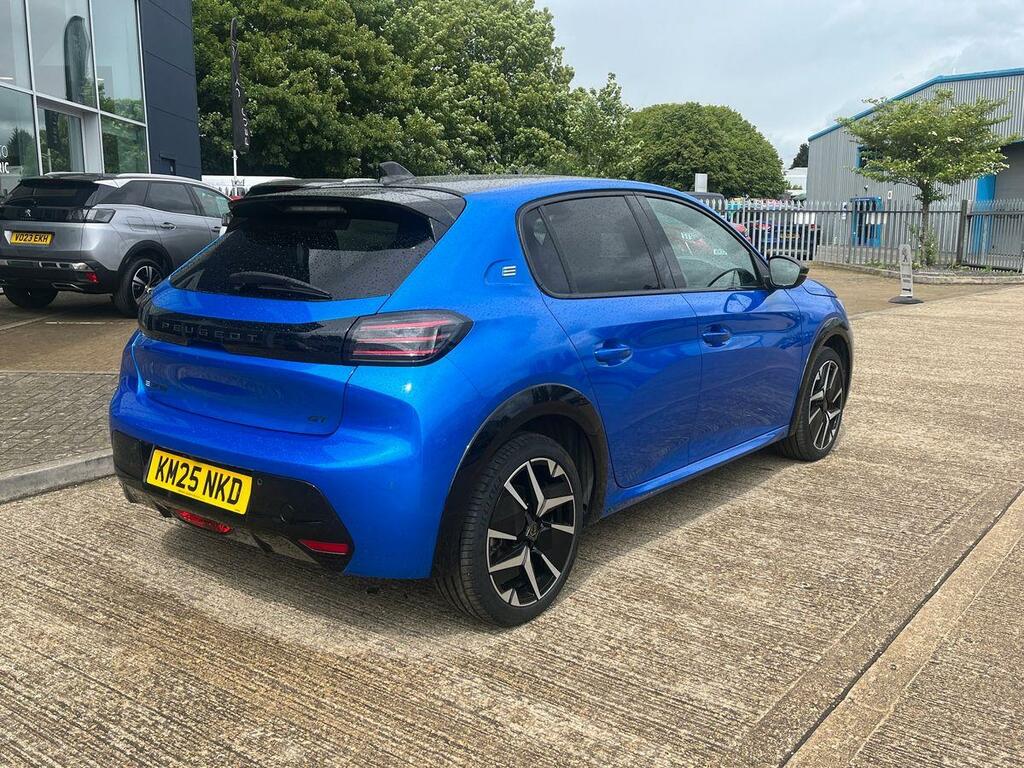Peugeot e-208 50Kwh Gt 7.4Kw Charger Blue #3