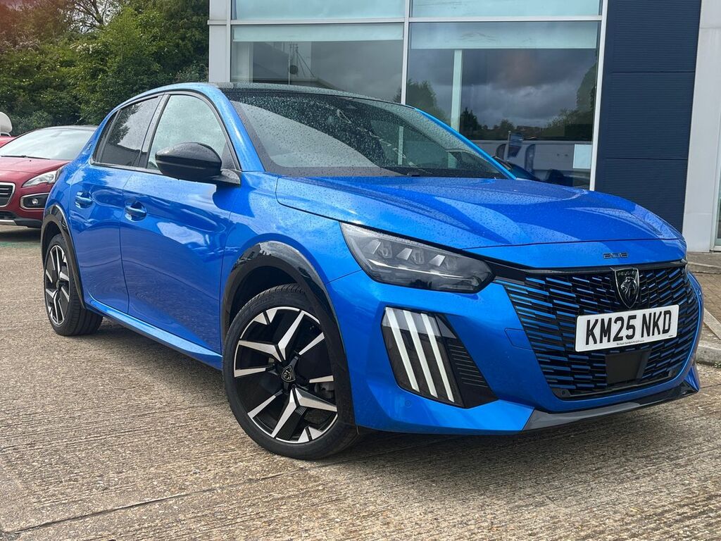 Peugeot e-208 50Kwh Gt 7.4Kw Charger Blue