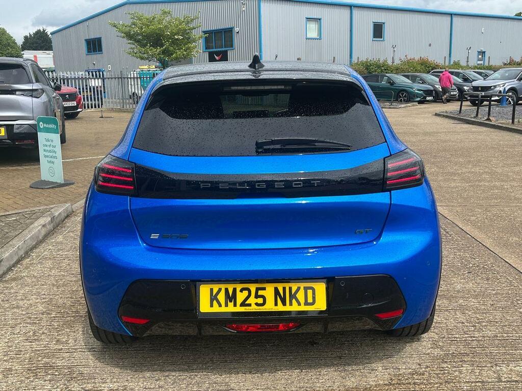 Peugeot e-208 50Kwh Gt 7.4Kw Charger Blue #4
