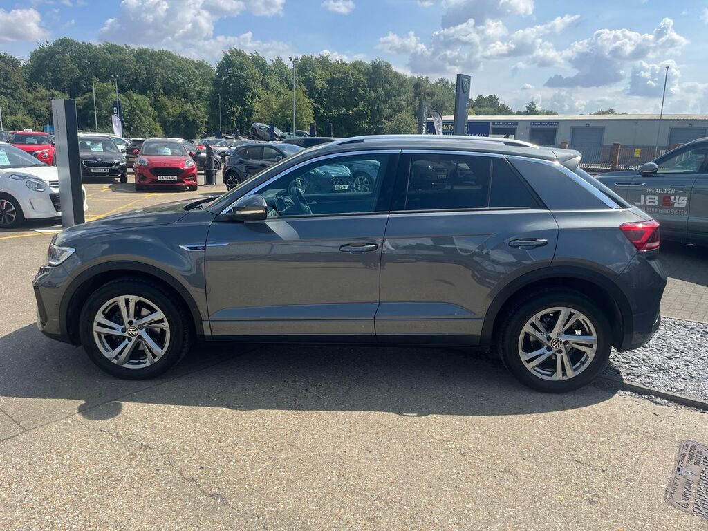 Volkswagen T-Roc 1.5 Tsi R-line Suv Dsg Euro 6 Ss 15 KM23HNW Grey #6
