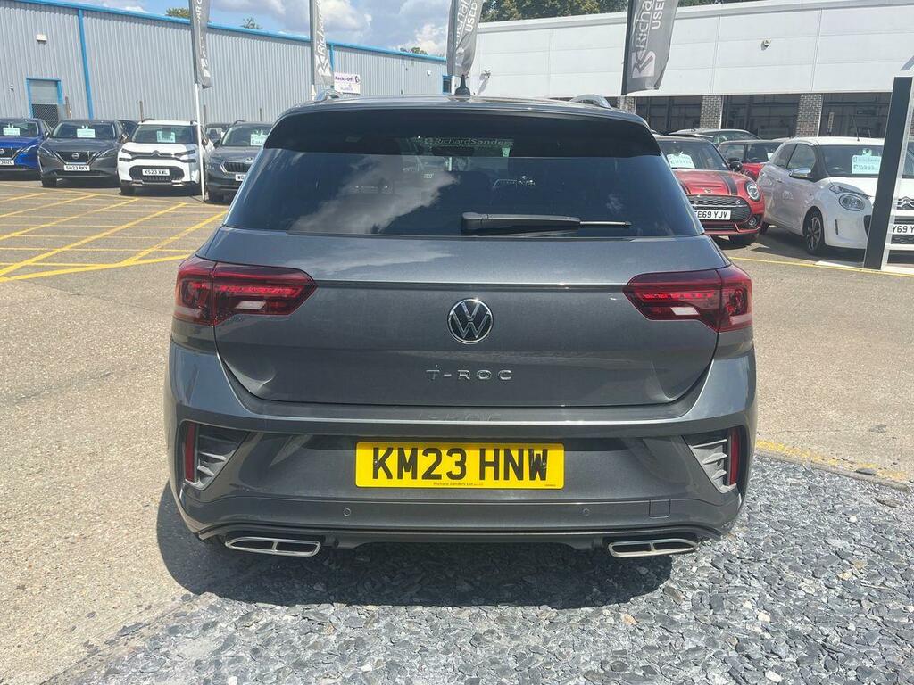Volkswagen T-Roc 1.5 Tsi R-line Suv Dsg Euro 6 Ss 15 KM23HNW Grey #4
