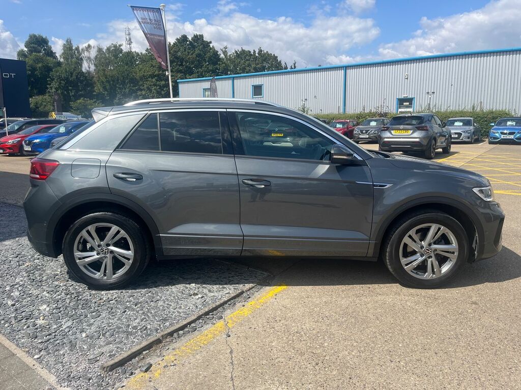Volkswagen T-Roc 1.5 Tsi R-line Suv Dsg Euro 6 Ss 15 KM23HNW Grey #2
