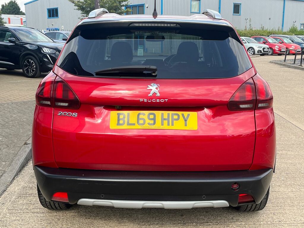 Peugeot 2008 1.2 Puretech Allure Premium Euro 6 Ss Red #4