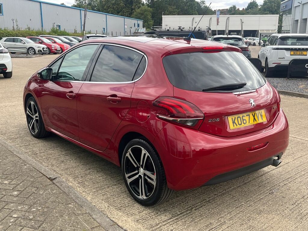 Peugeot 208 1.2 Puretech Gt Line Hatchback E Red #5