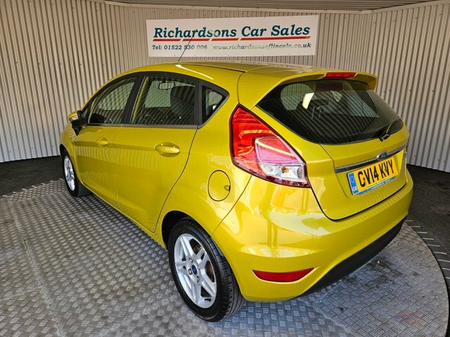 Ford Fiesta 1.25 Zetec Hatchback Euro 5 82 Yellow #6