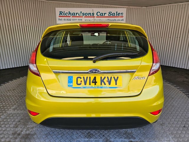 Ford Fiesta 1.25 Zetec Hatchback Euro 5 82 Yellow #4