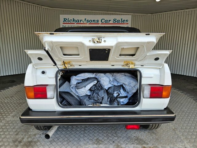Volkswagen Golf Convertible E650KHX White #4