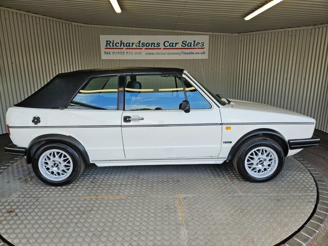 Volkswagen Golf Convertible E650KHX White #2