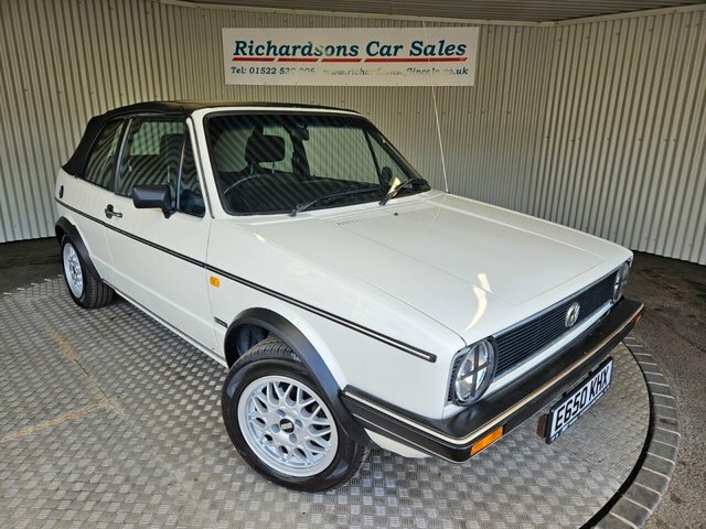 Volkswagen Golf Convertible E650KHX White