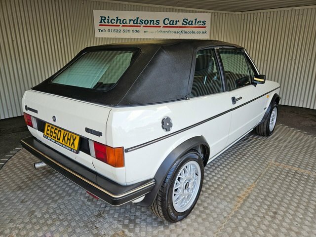 Volkswagen Golf Convertible E650KHX White #3