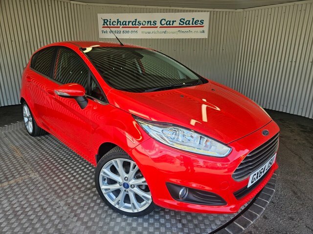 Ford Fiesta 1.0T Ecoboost Titanium X Hatchback Manu Red