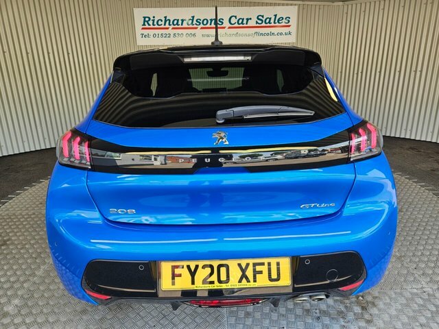Peugeot 208 1.2 Puretech Gt Line Hatchback Eat Euro Blue #4