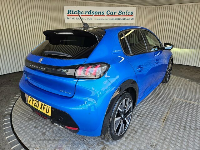 Peugeot 208 1.2 Puretech Gt Line Hatchback Eat Euro Blue #3