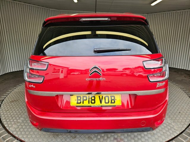 Citroen Grand C4 Picasso 1.6 Bluehdi Flair Mpv Eat6 Euro 6 S S Red #4
