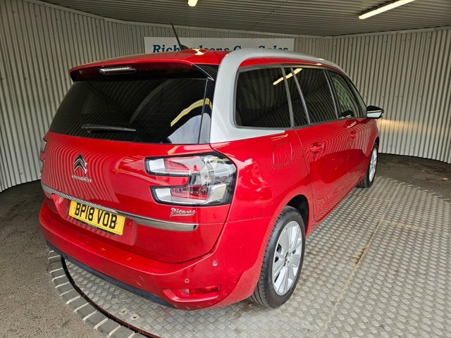 Citroen Grand C4 Picasso 1.6 Bluehdi Flair Mpv Eat6 Euro 6 S S Red #3