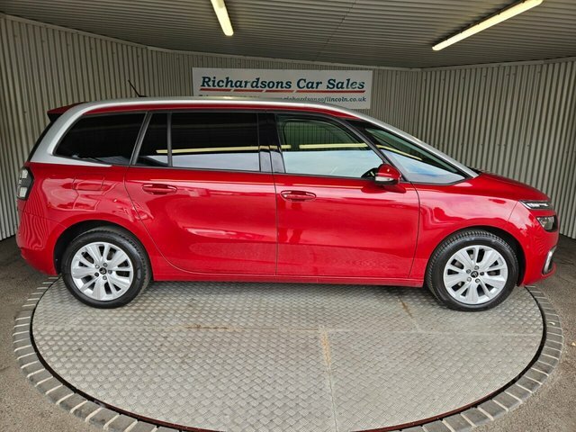 Citroen Grand C4 Picasso 1.6 Bluehdi Flair Mpv Eat6 Euro 6 S S Red #2