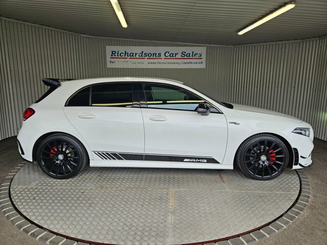 Mercedes-Benz A Class 1.3 A200 Amg Line Hatchback 7G-dct Euro White #2
