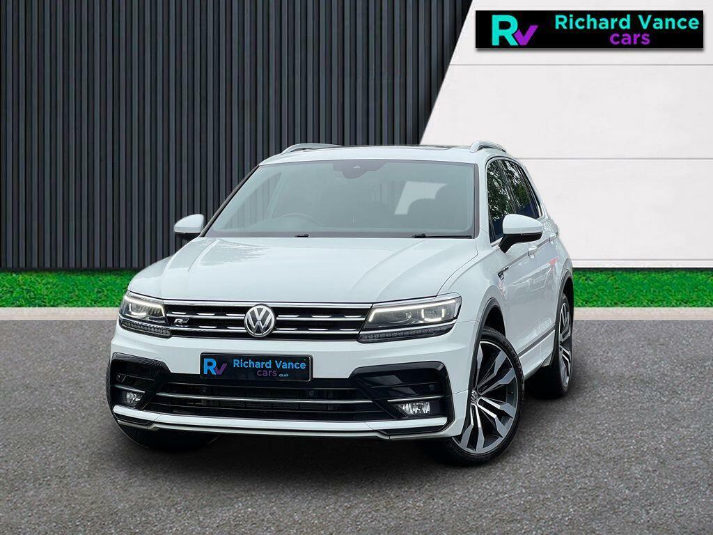 Volkswagen Tiguan 2.0 Tdi R-line Suv White #4