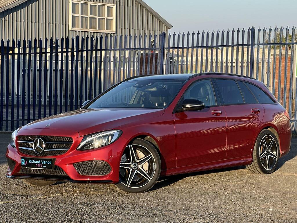 Mercedes-Benz C Class 2.1 C250d Amg Line Premium Plus G-tronic Euro 6 Red