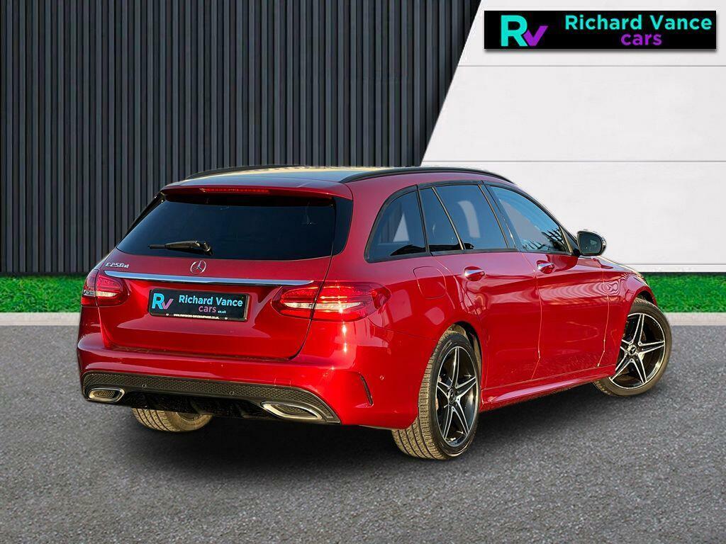 Mercedes-Benz C Class 2.1 C250d Amg Line Premium Plus G-tronic Euro 6  Red #5