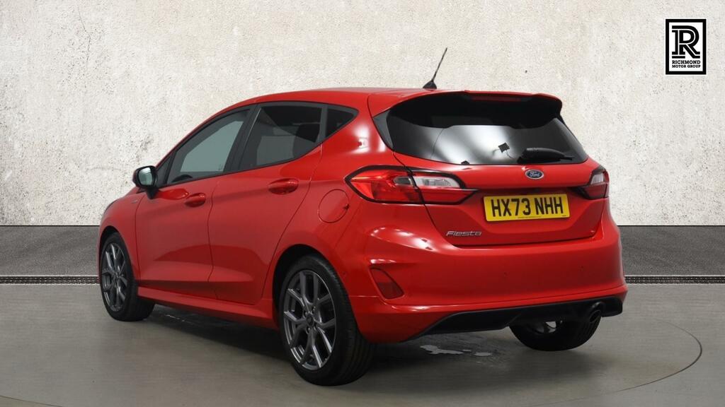 Ford Fiesta 1.0T Ecoboost St-line Hatchback HX73NHH Red #3