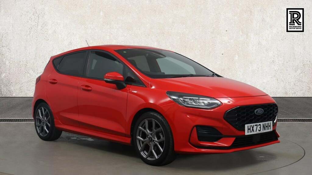 Ford Fiesta 1.0T Ecoboost St-line Hatchback Red