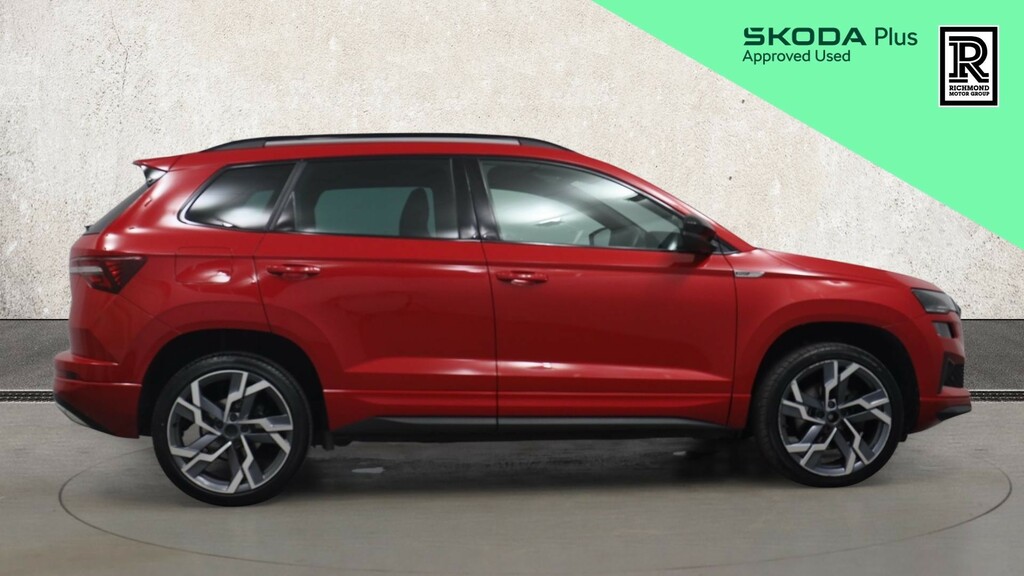 Skoda Karoq 1.5 Tsi Act Sportline Suv Dsg Euro 6 S GL72PYB Red #4