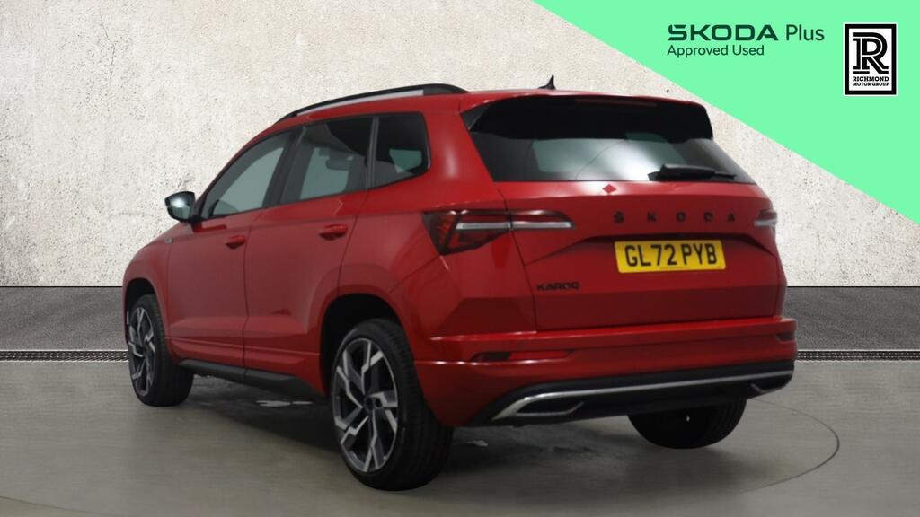 Skoda Karoq 1.5 Tsi Act Sportline Suv Dsg Euro 6 S GL72PYB Red #3
