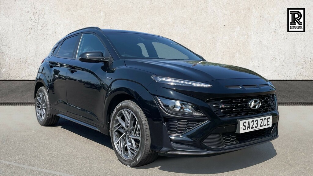 Hyundai Kona 1.0 T-gdi Mhev N Line Suv Hybrid Black