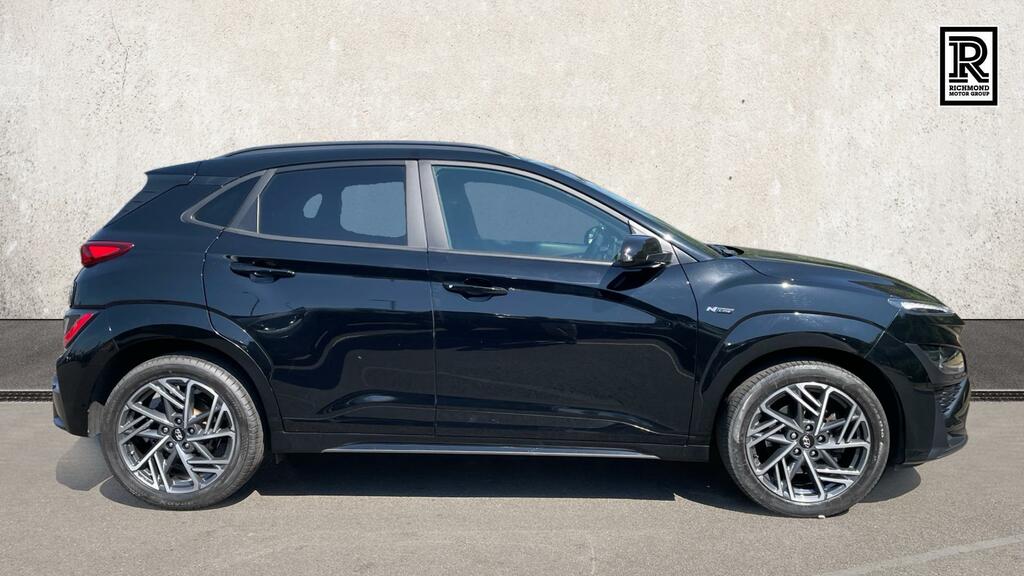 Hyundai Kona 1.0 T-gdi Mhev N Line Suv Hybrid SA23ZCE Black #4
