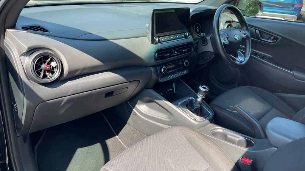 Hyundai Kona 1.0 T-gdi Mhev N Line Suv Hybrid SA23ZCE Black #2