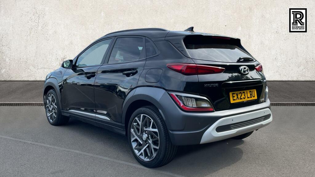 Hyundai Kona 1.6 H-gdi Premium Suv Hybrid Dct Euro 6 EX23LBU Black #3