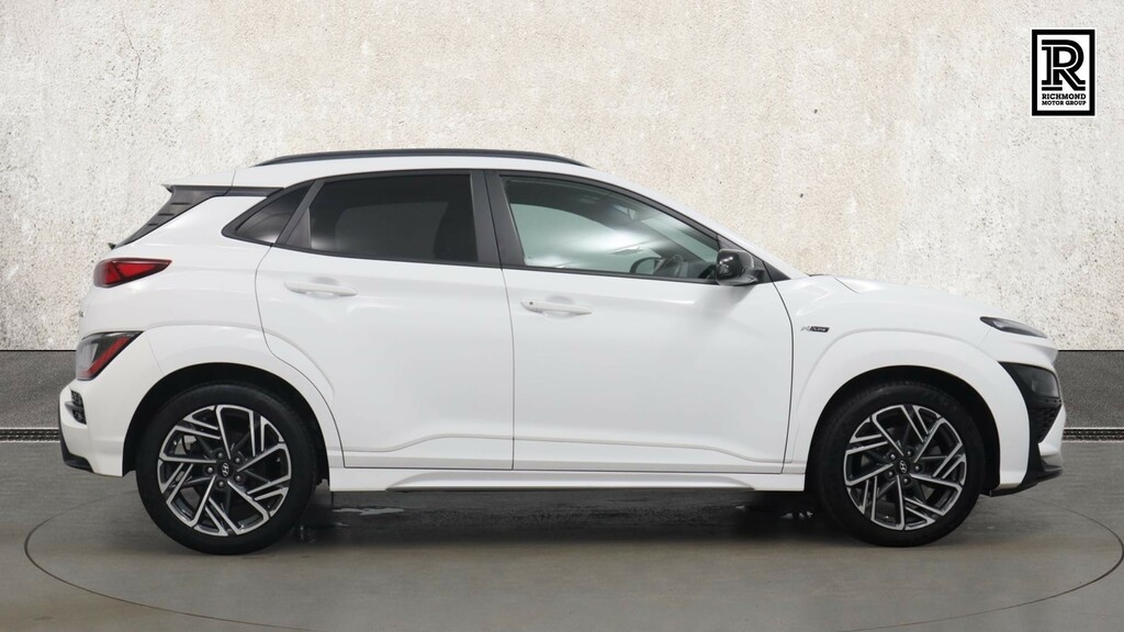 Hyundai Kona 1.0 T-gdi Mhev N Line Suv Hybrid White #4