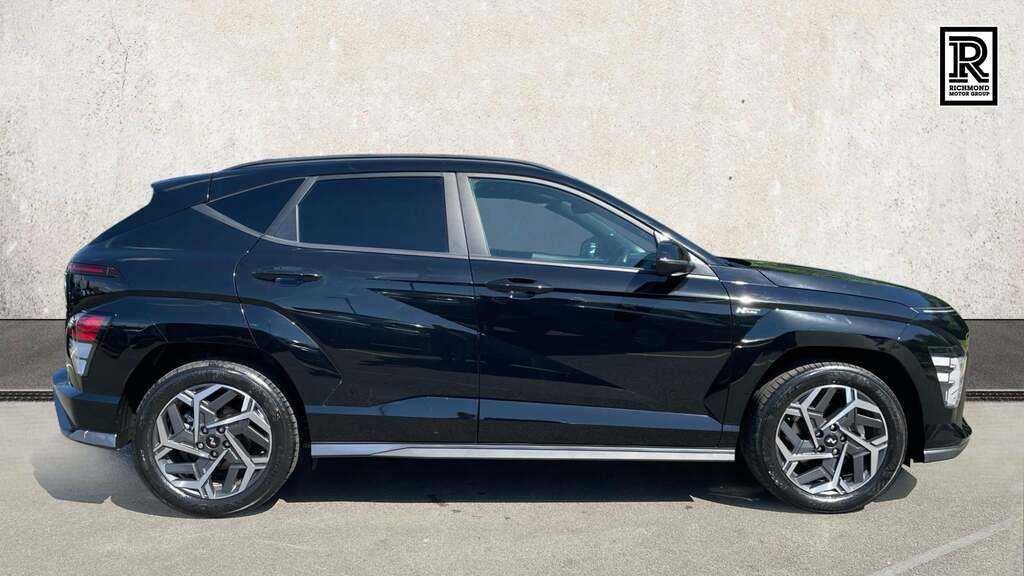 Hyundai Kona 1.6 H-gdi N Line Suv Hybrid Dct Euro 6 EJ25ZYM Black #4