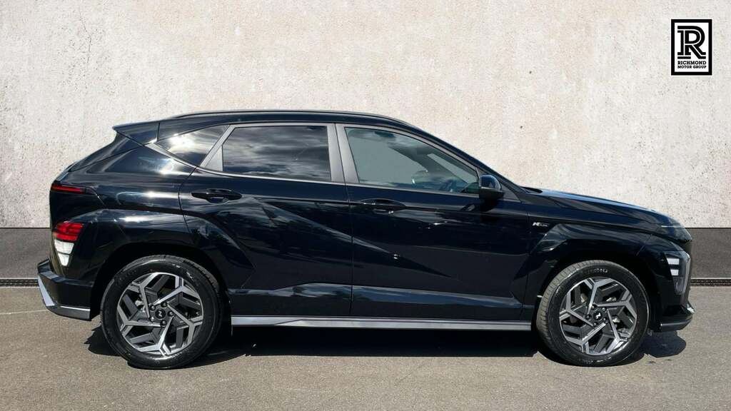 Hyundai Kona 1.6 H-gdi N Line Suv Hybrid Dct Euro 6 EF25LZW Black #3