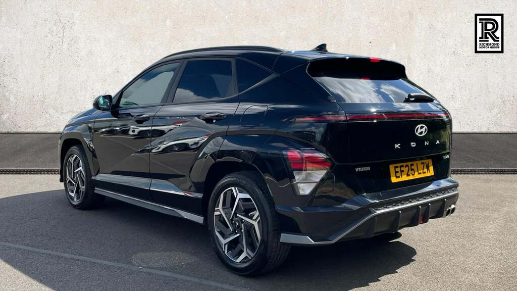 Hyundai Kona 1.6 H-gdi N Line Suv Hybrid Dct Euro 6 EF25LZW Black #2