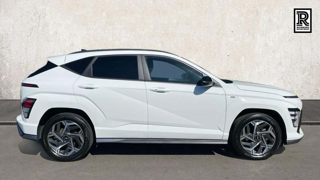 Hyundai Kona 1.6 H-gdi N Line Suv Hybrid Dct Euro 6 EF25LKP White #4