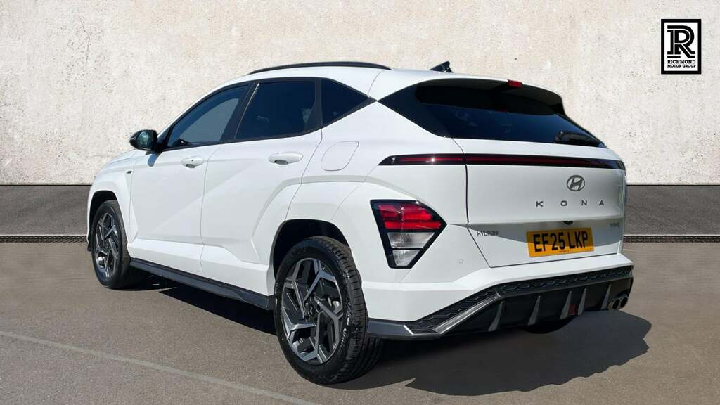 Hyundai Kona 1.6 H-gdi N Line Suv Hybrid Dct Euro 6 EF25LKP White #3