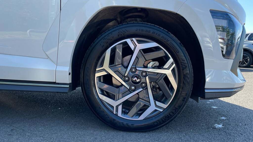 Hyundai Kona 1.6 H-gdi N Line Suv Hybrid Dct Euro 6 EF25LKP White #5