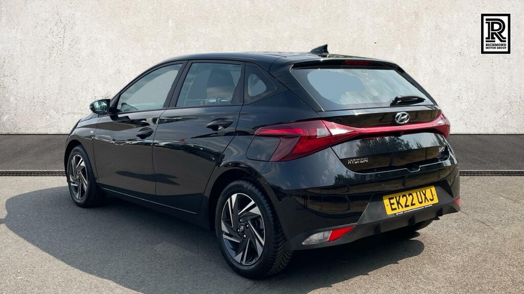 Hyundai I20 1.0 T-gdi Mhev Se Connect Hatchback Hyb EK22UXJ Black #3