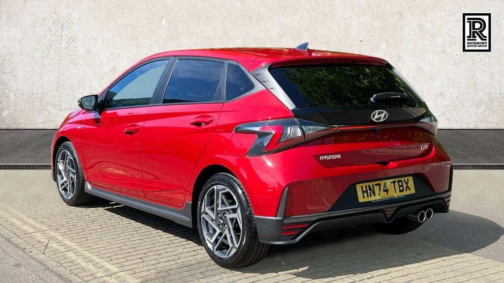 Hyundai I20 1.0 T-gdi N Line S Hatchback Eur HN74TBX Red #3