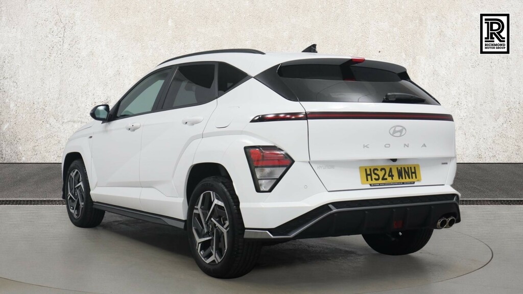 Hyundai Kona 1.6 H-gdi N Line Suv Hybrid Dct Euro 6 HS24WNH White #3
