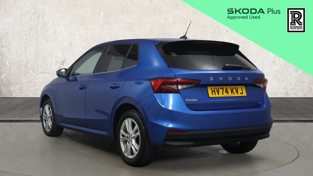 Skoda Fabia 1.0 Tsi Se L Hatchback Dsg Euro 6 Ss HV74KVJ Blue #3