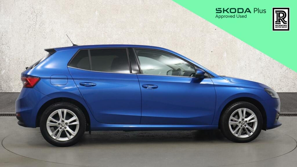 Skoda Fabia 1.0 Tsi Se L Hatchback Dsg Euro 6 Ss HV74KVJ Blue #4