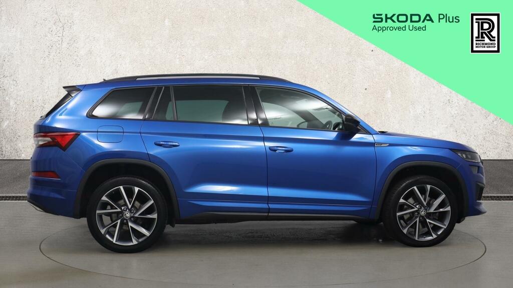 Skoda Kodiaq 2.0 Tsi Sportline Suv Dsg 4Wd Euro 6 S DA23TLJ Blue #4