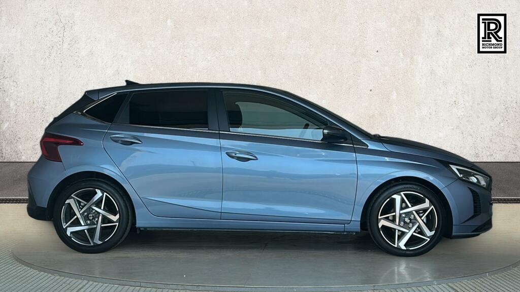 Hyundai I20 1.0 T-gdi Tech Line Hatchback Eu HV26YMK Blue #4